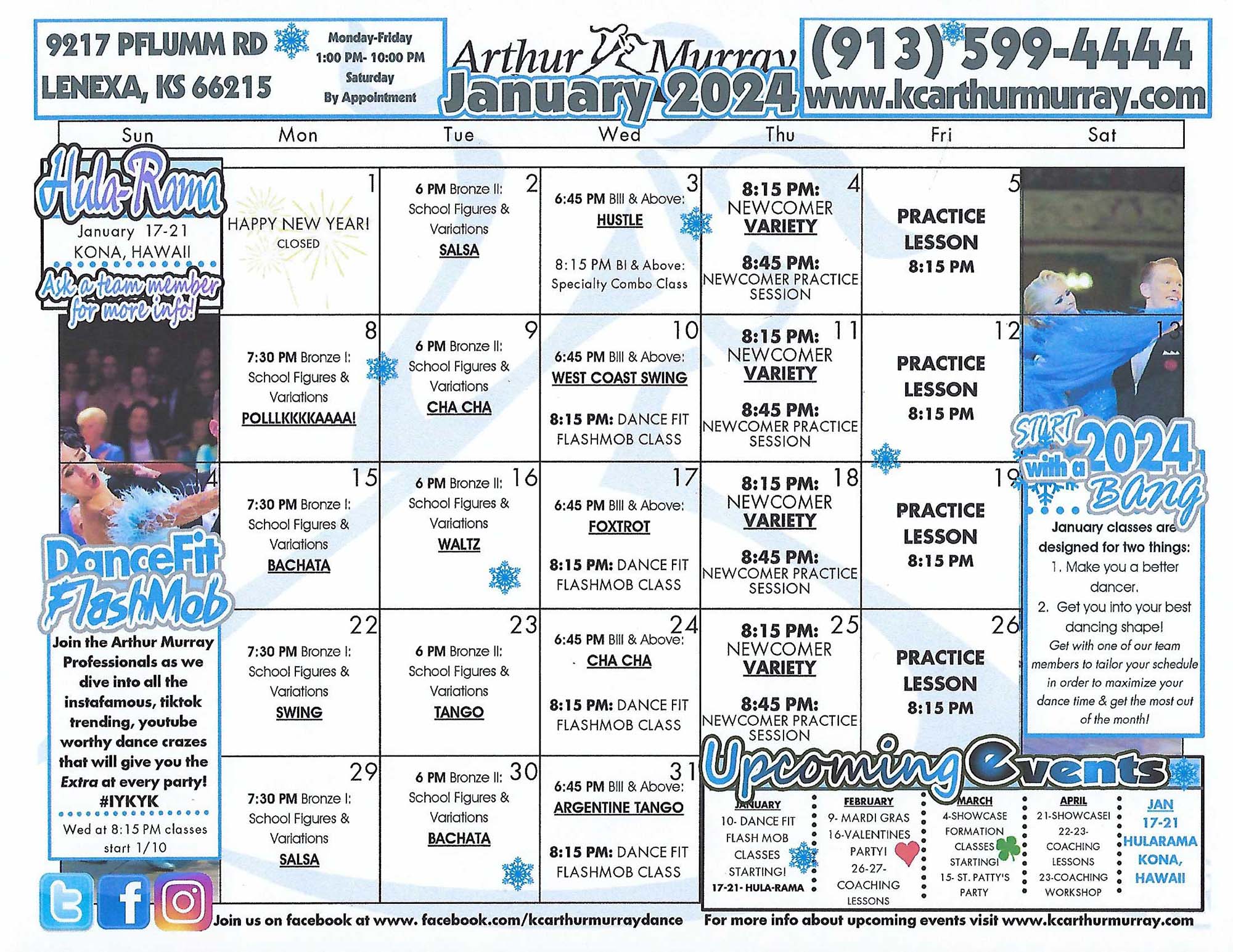 Event Calendar | Arthur Murray Dance Studio in Kansas City